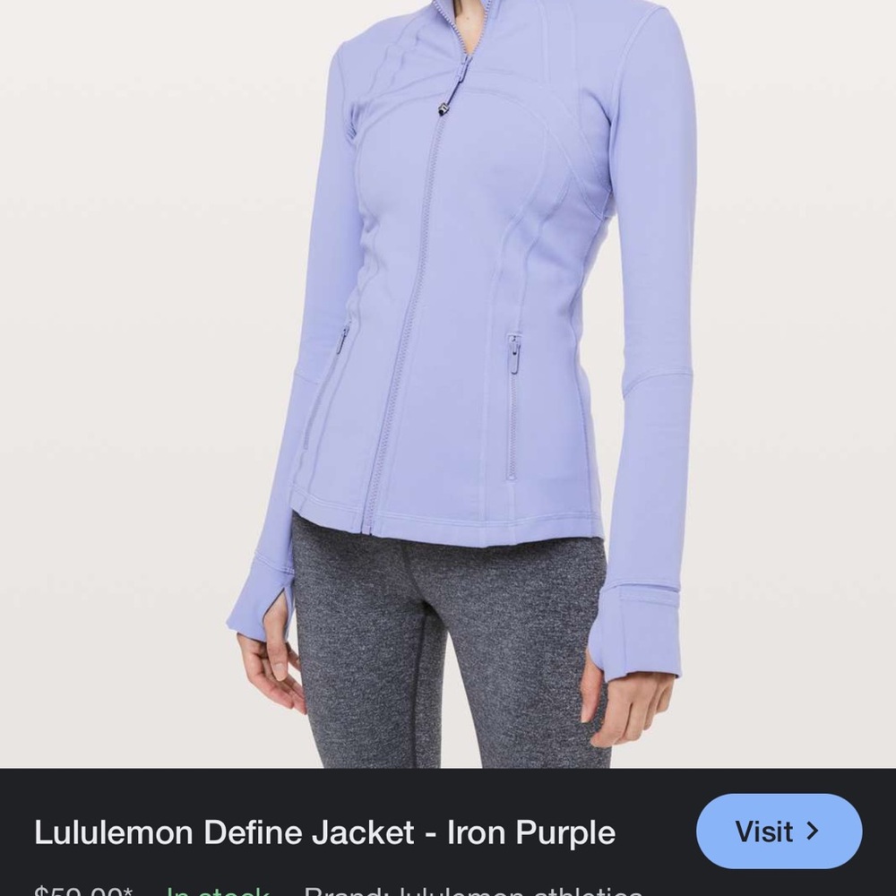 lululemon athletica Women's Define Jacket - Purple